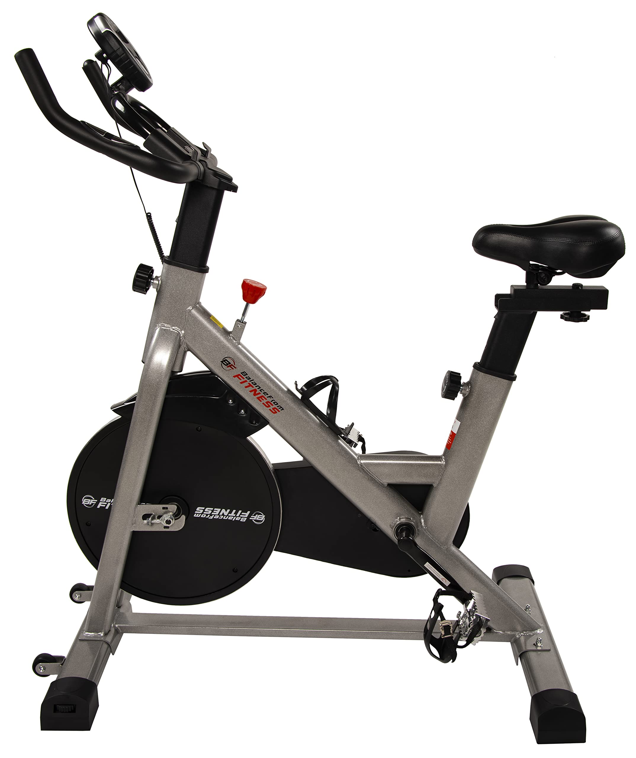 HulkFit BalanceFrom Indoor Cycling Bike - Stationary Exercise Bike with iPad Mount & Comfortable Seat Cushion for Home Gym, Cardio Workout & Fitness Training