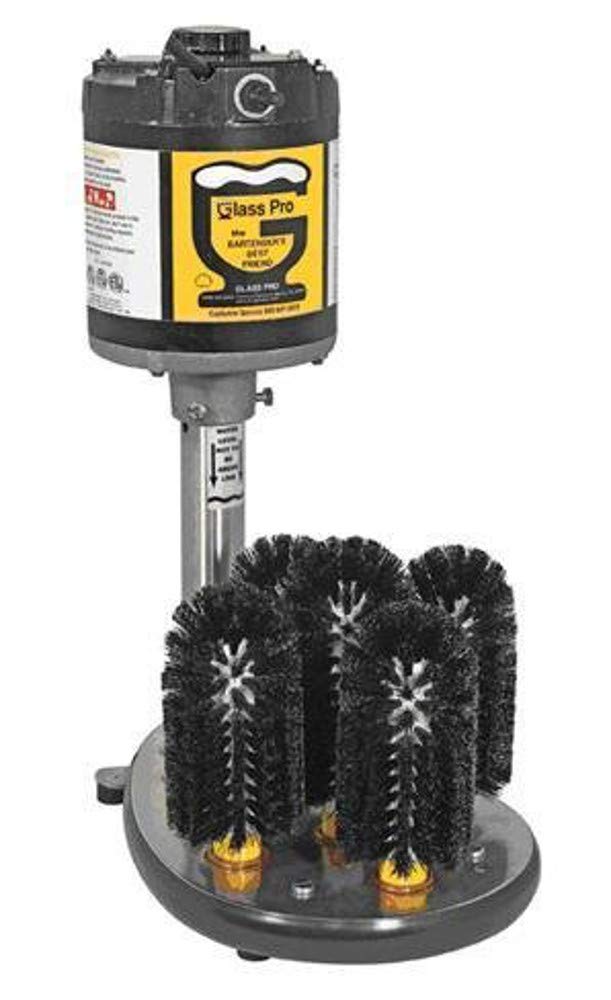 Premium AA Electric Glass Cleaner - Silver | Fast & Efficient Glass Washing for Kitchens, Restaurants & Bars