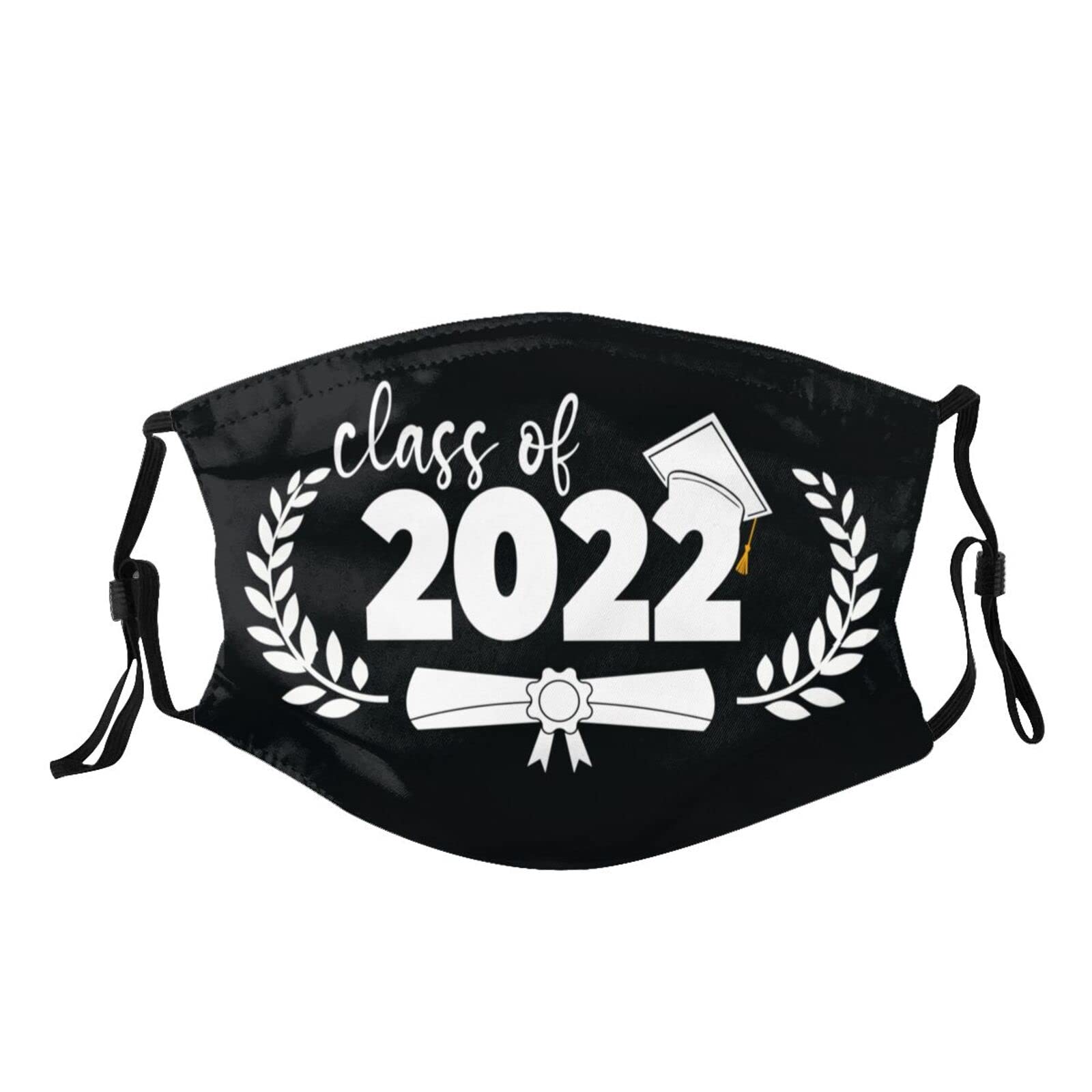 2022 Graduation Reusable Face Mask - Adjustable Balaclava Mouth Cover for Women, Men & Teens | Perfect for Commuting, Travel & Outdoor Activities