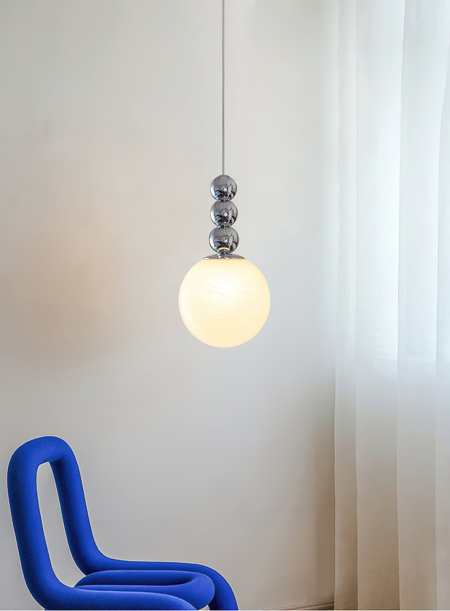 Handmade Creative Gourd-Shaped Glass Pendant Light - Perfect for Boho Home Decor, Living Room, Bedroom & Dining Room Lighting