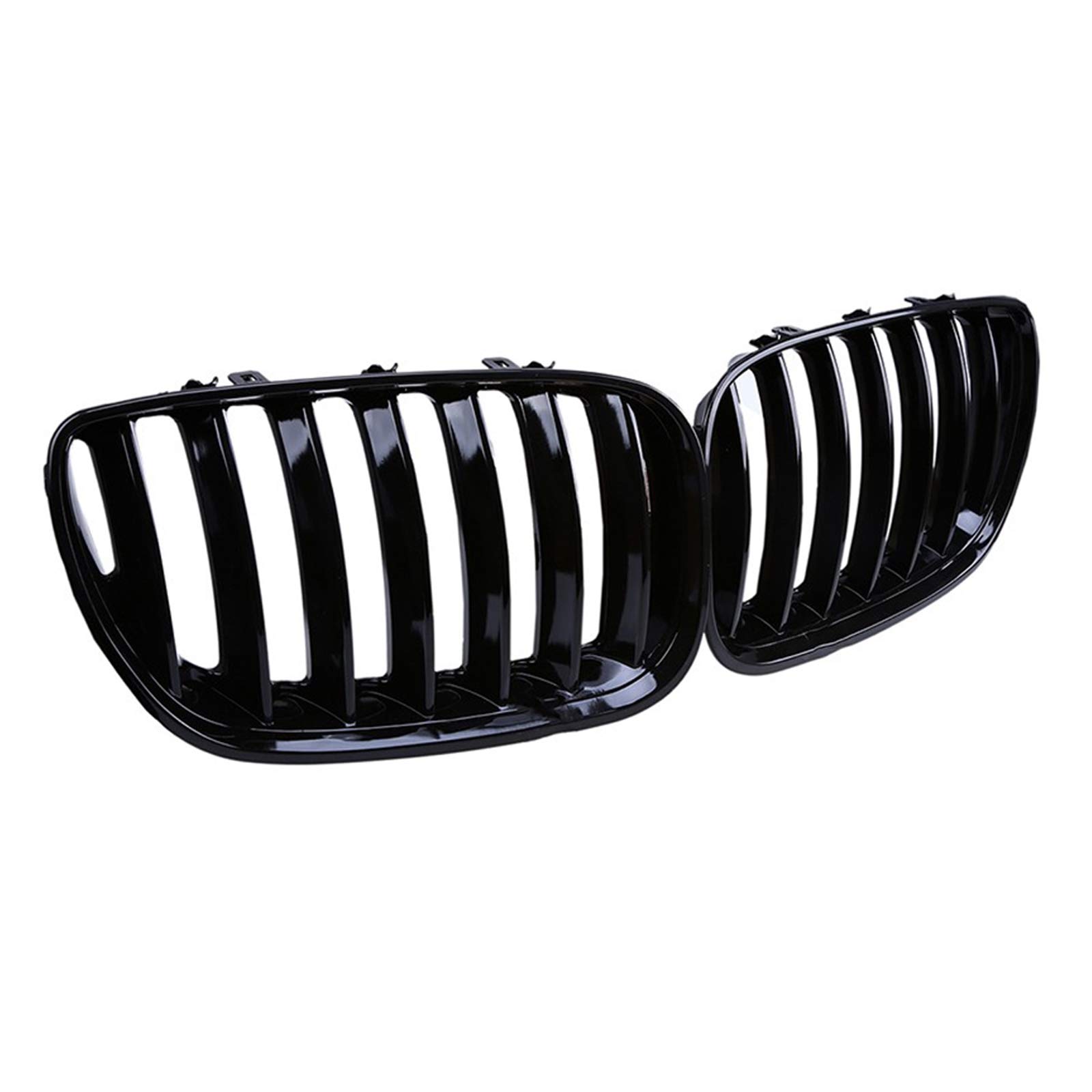 Gloss Black Front Bumper Kidney Grill Mesh Grille for BMW X5 E53 2004-2006 X Series | Replacement Car Accessory | Enhances Style & Protection for Off-Roading & City Driving