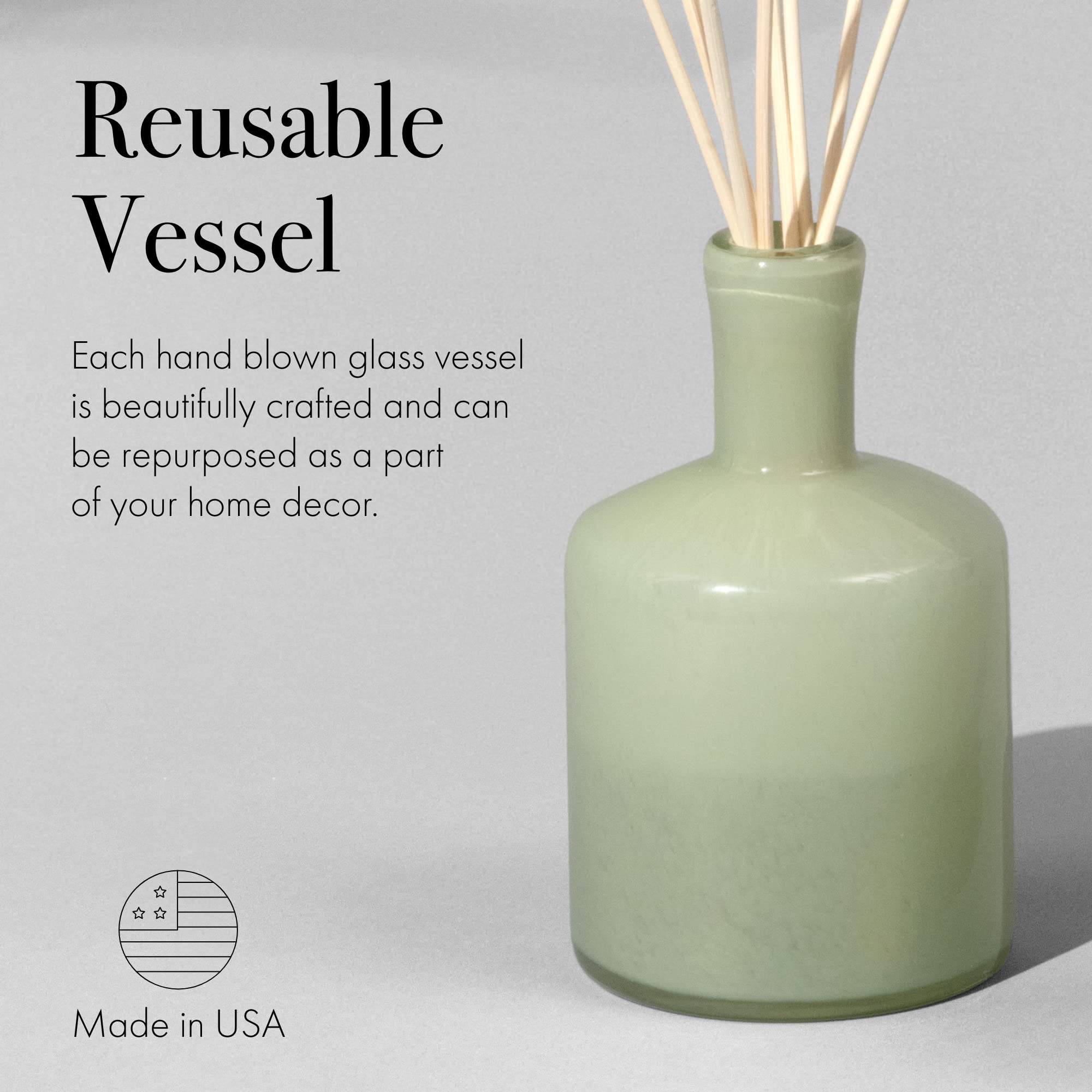 LAFCO New York Signature Reed Diffuser - Fresh Cut Gardenia Scent, 15 oz - Long-Lasting Fragrance up to 9 Months - Handcrafted Glass Vessel with Natural Wood Reeds - Made in USA - Perfect for Home, Office & Spa Decor