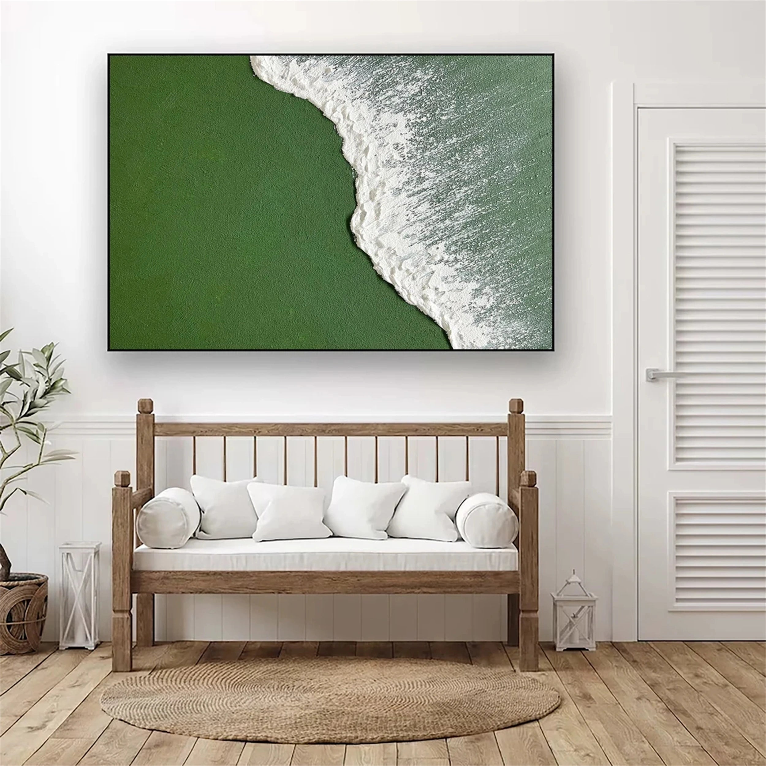 Ocean and Sky Painting #OS 091 - Stunning Seascape Wall Art for Home & Office Decor - Perfect for Living Room, Bedroom or Beach House