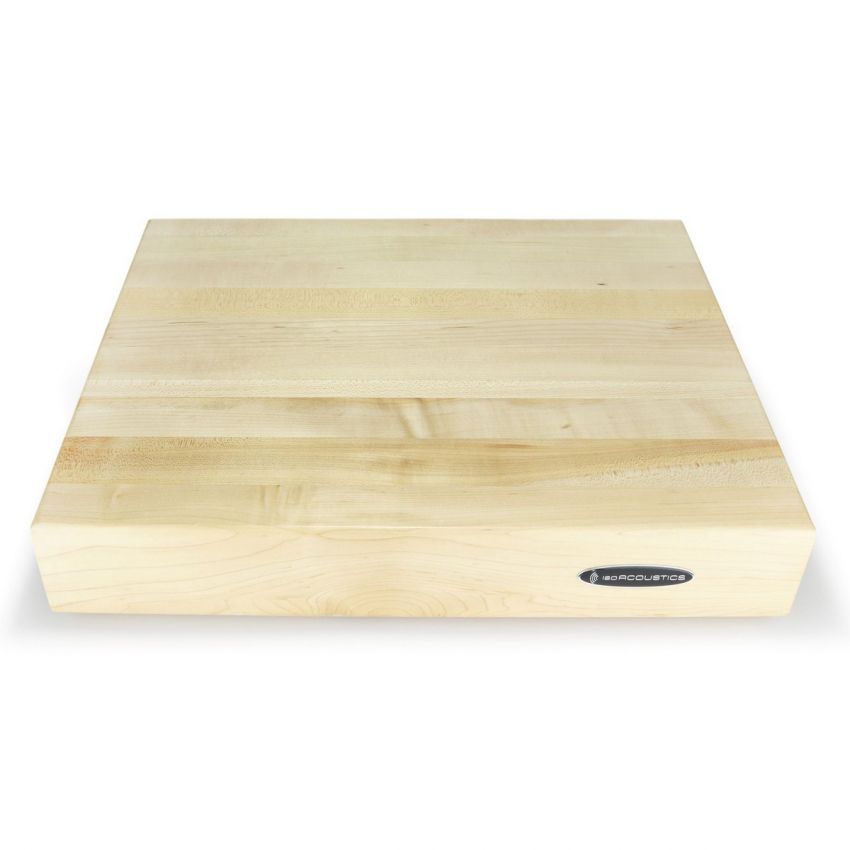 IsoAcoustics Delos Isolation Platform Base - Premium Maple Wood Audio Equipment Stand for Turntables & Speakers - Perfect for Home Studios & Audiophile Setups