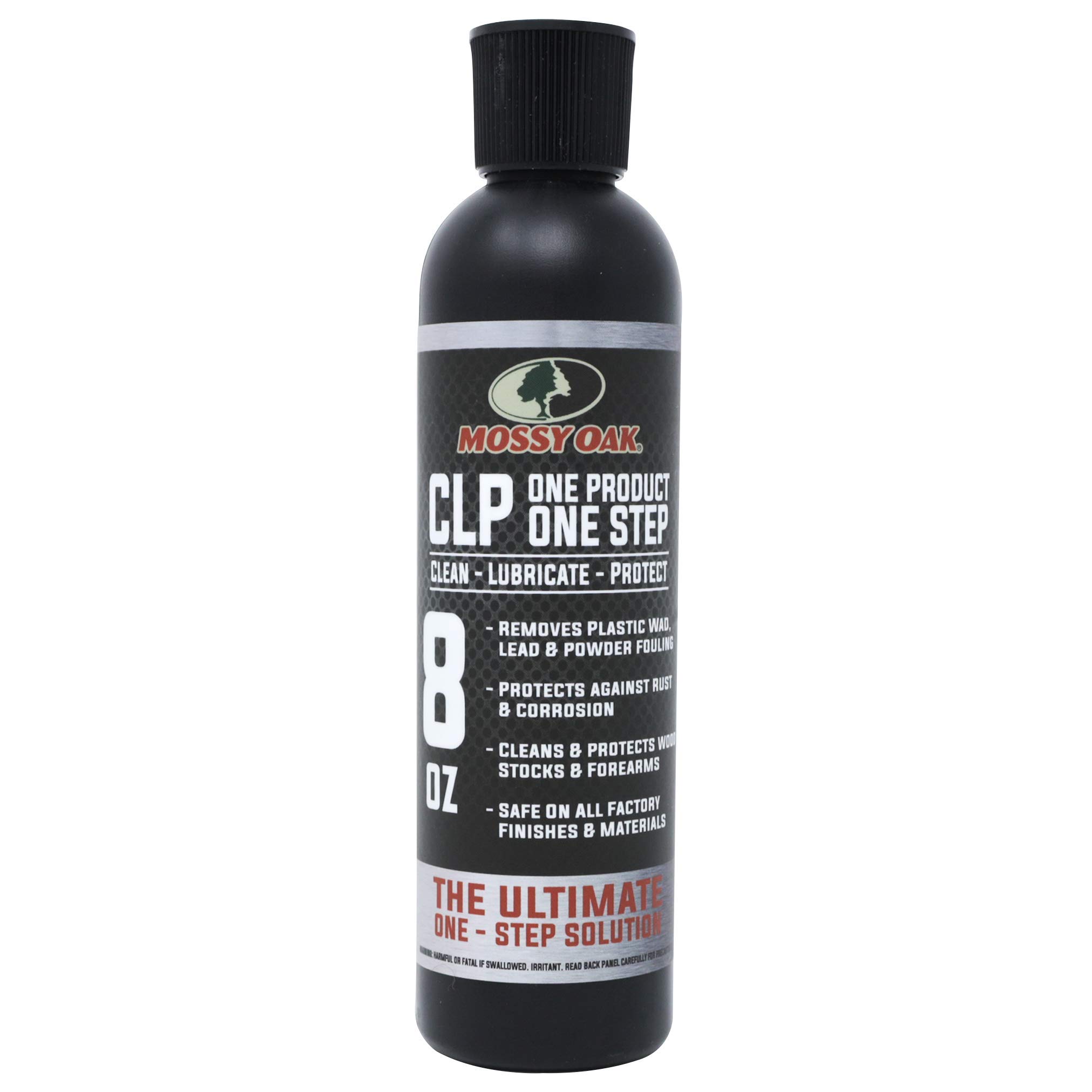 Mossy Oak CLENZOIL All-in-One Gun Cleaner, Lubricant & Protectant (CLP) - 8oz Bottle for Firearm Maintenance - Perfect for Hunting, Shooting Range & Gun Storage Protection