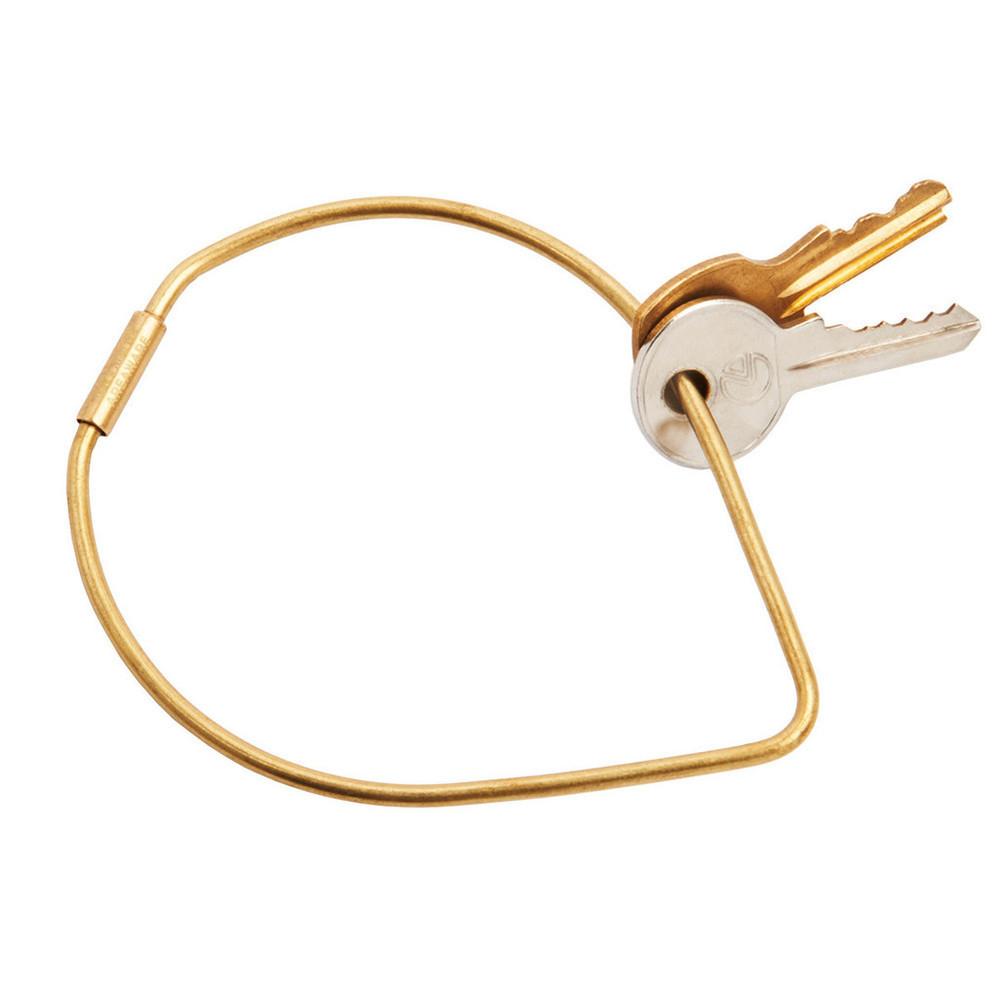 Premium Contour Key Ring - Durable Metal Keychain for Home, Office & Travel - Perfect for Organizing Keys, Gift Giving & Everyday Carry