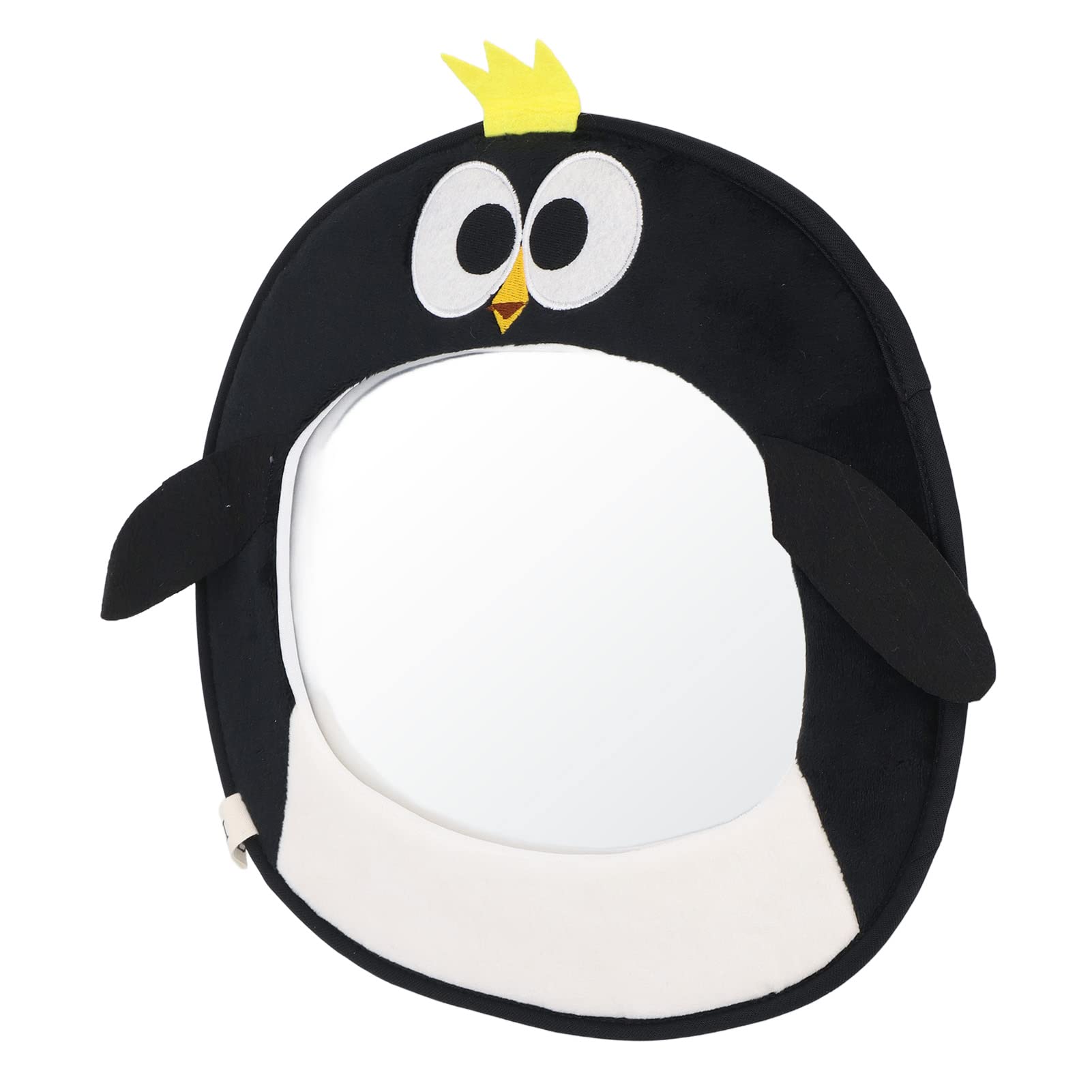 Hyuduo 3D Cartoon Penguin Baby Car Mirror - Acrylic Rearview Safety Seat Mirror for Infant Observation - Perfect for Parents to Monitor Baby in Backseat While Driving