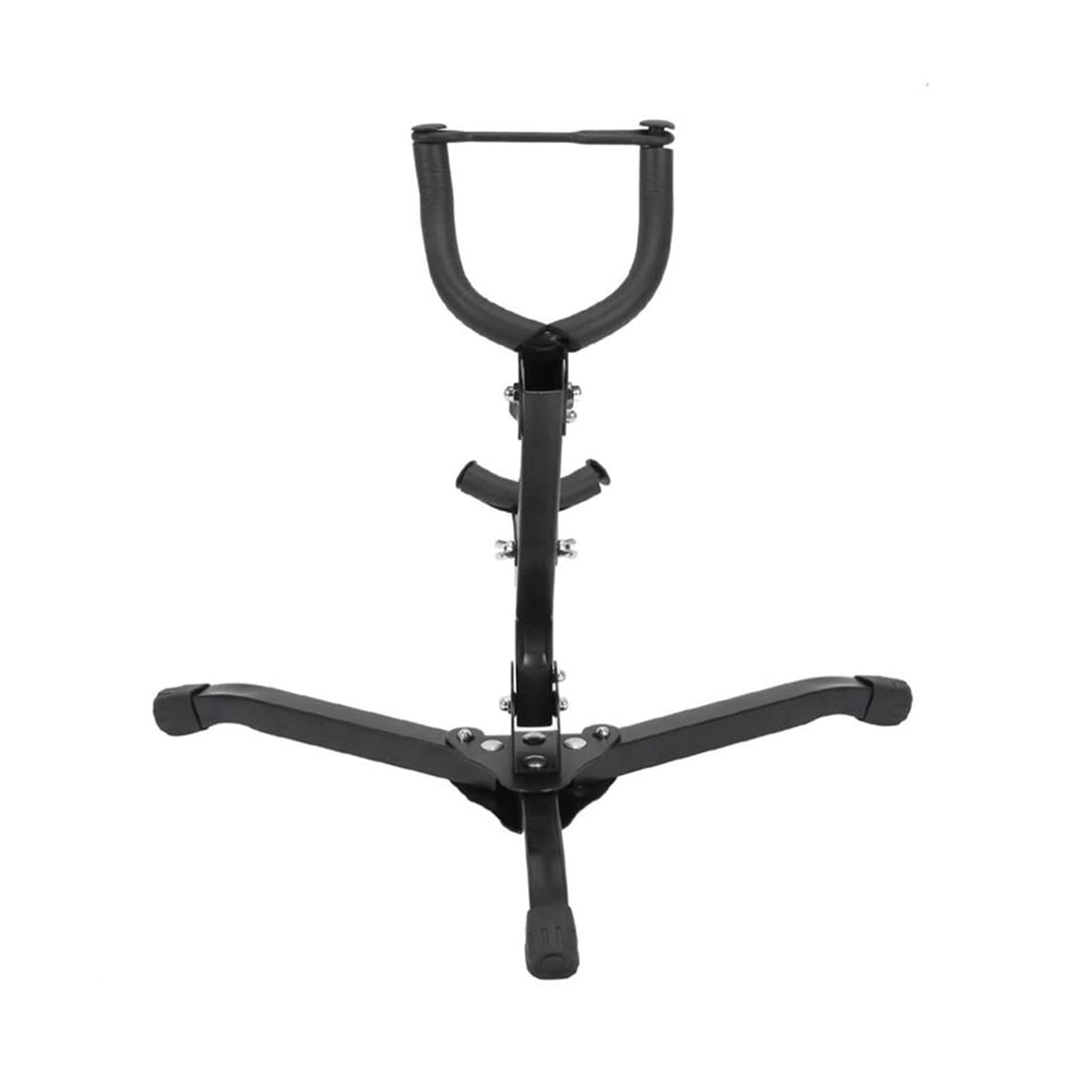 Foldable Portable Alto & Tenor Saxophone Stand - Durable Sax Tripod Holder with Non-Slip Base | Perfect for Home Practice, Band Performances & Music Studio Use