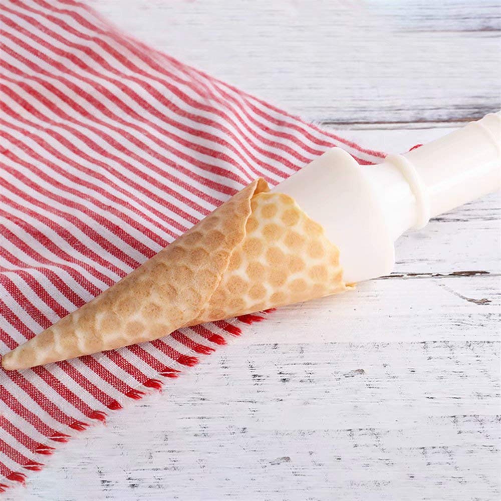 3 in 1 Cone Ice Cream Waffle Cone Roller DIY Tool - Multifunctional Pastry Roller for Handmade Baking, Kitchen Essentials - Perfect for Making Homemade Ice Cream Cones, Desserts & Pastries