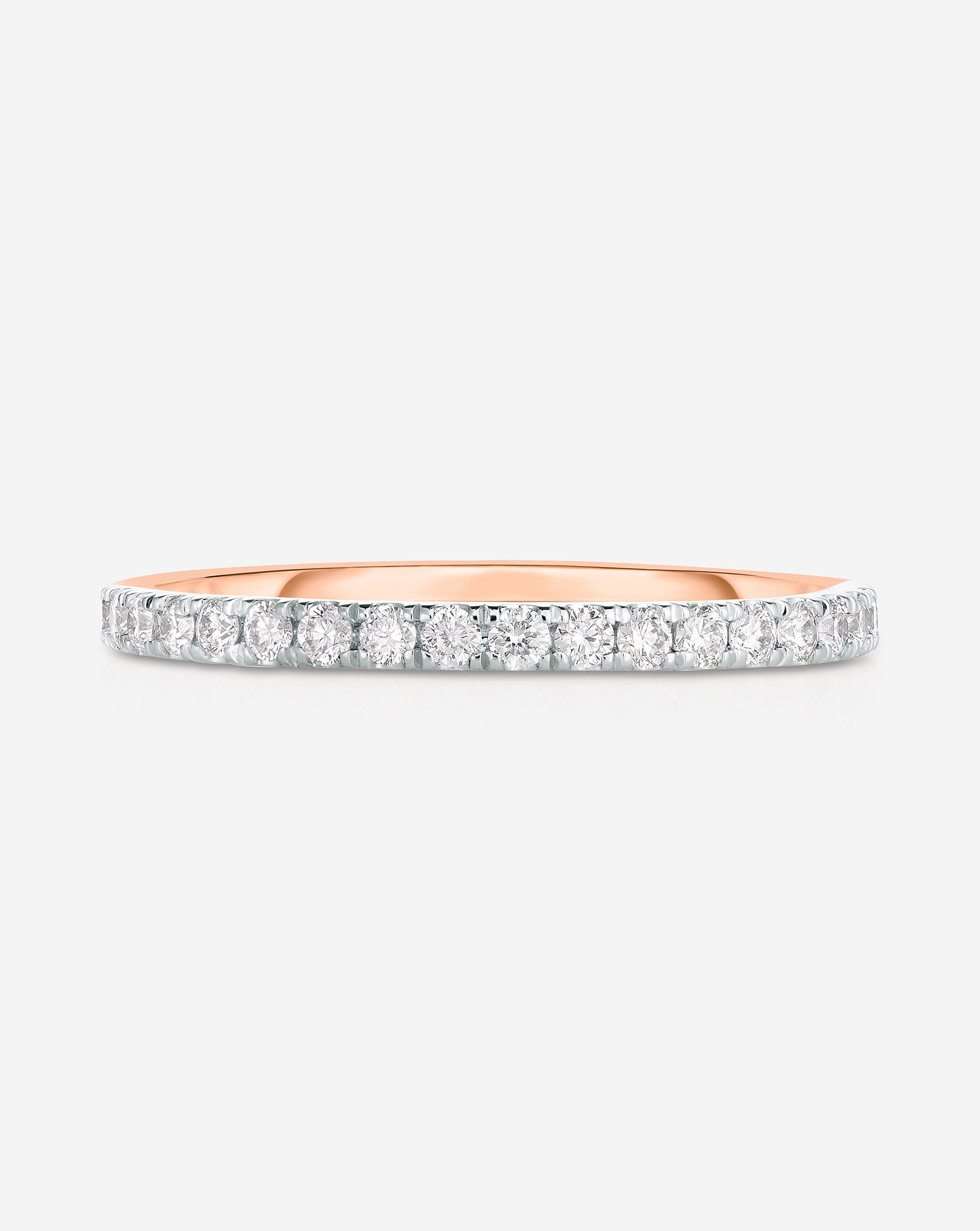 1.6mm Perfect Pavé Diamond Ring - Elegant & Sparkling Wedding Band for Women - Ideal for Engagement, Anniversary & Special Occasions