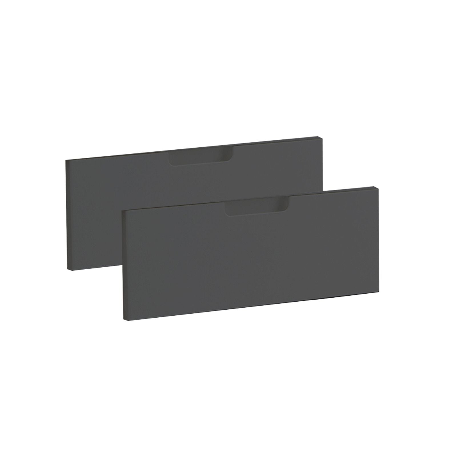 Wall Mount TV Stand with Grey Drawer Fronts - Space Saving Entertainment Center for Living Room & Bedroom - Modern Floating TV Unit for Home Theater Setup