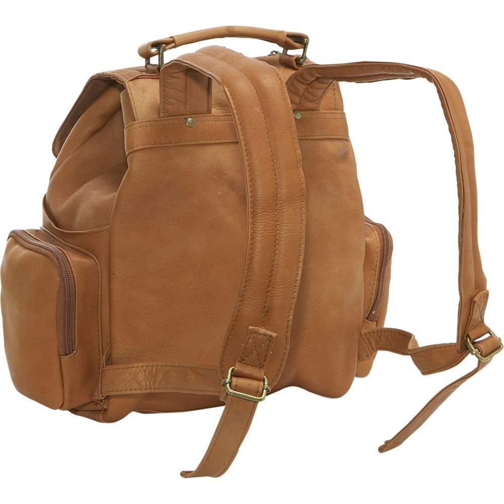 Premium Full-Grain Colombian Vaquetta Cowhide Leather Backpack for Women - 15