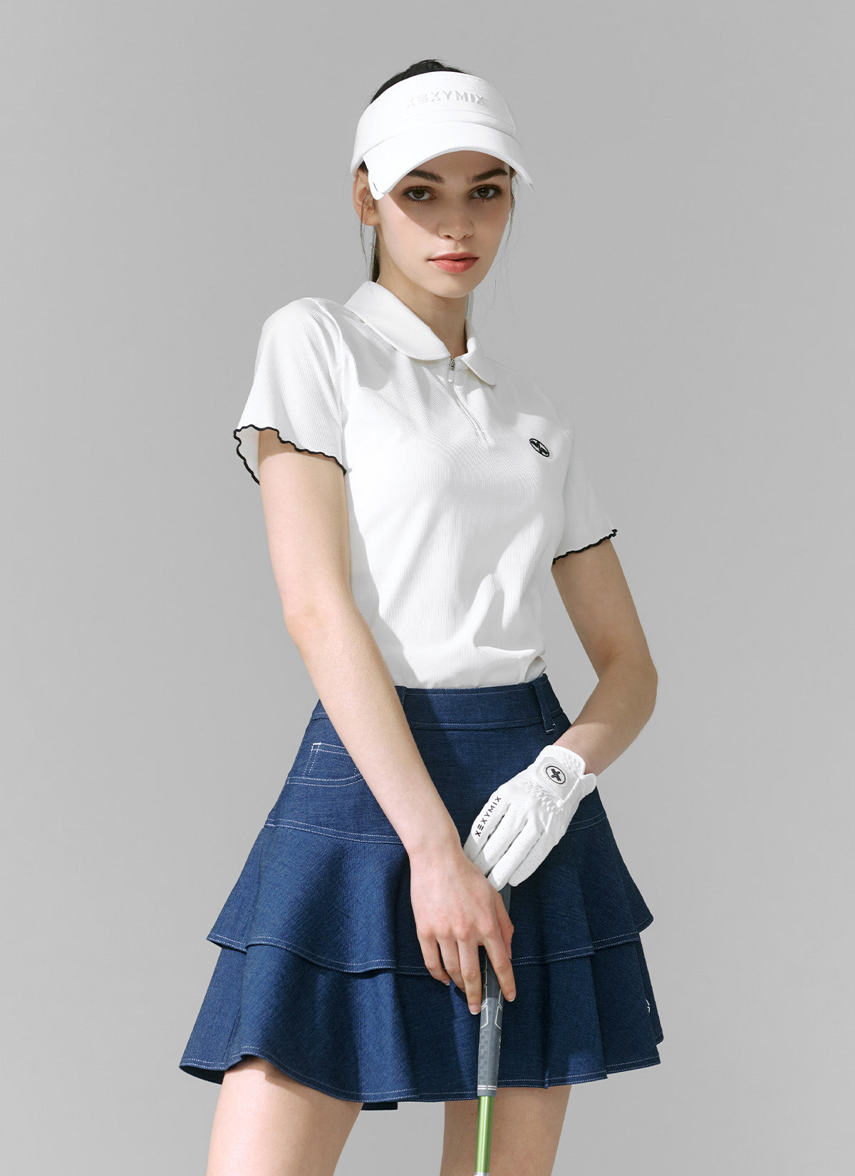Stylish Denim Flounce Culottes Skirt for Women - Trendy High Waist Wide Leg Palazzo Pants - Perfect for Casual Outings, Office Wear & Summer Fashion
