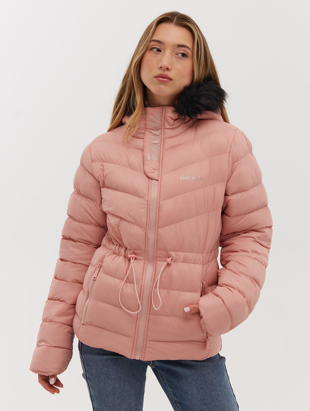 Inken Hooded Puffer Jacket for Women - Lightweight Winter Coat with Waterproof Shell, Warm Down Alternative Filling - Perfect for Outdoor Activities, Skiing & Cold Weather Fashion
