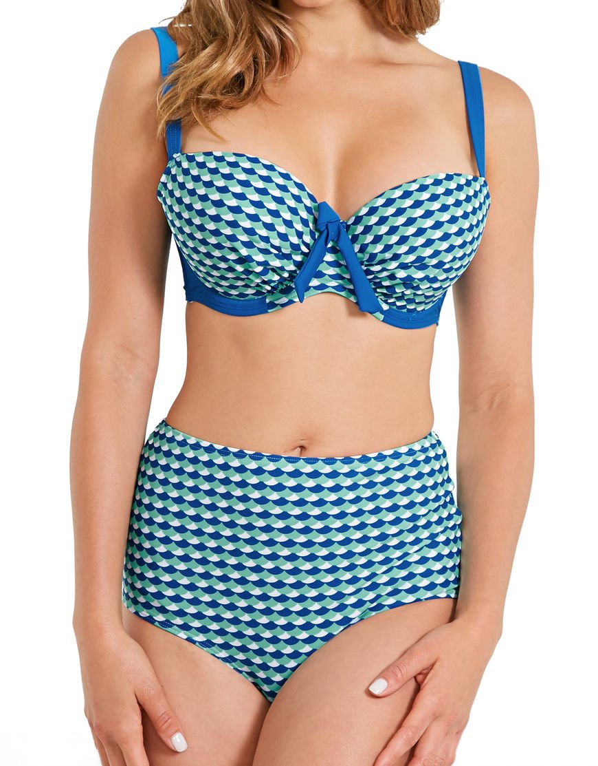 Curvy Kate Women's Atlantis Padded Balcony Bikini Top - Supportive Swimwear for Plus Size Women | Perfect for Beach Vacations & Pool Parties