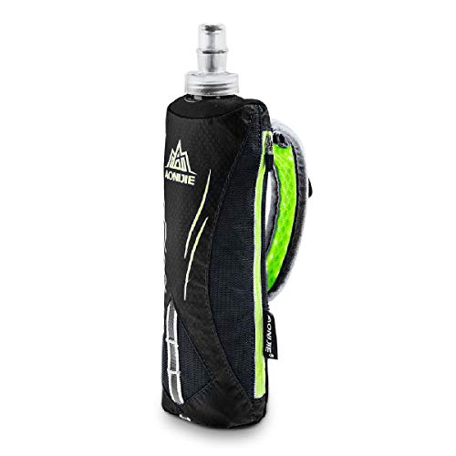 #06 500ml Soft Flask With Handheld Case - Black