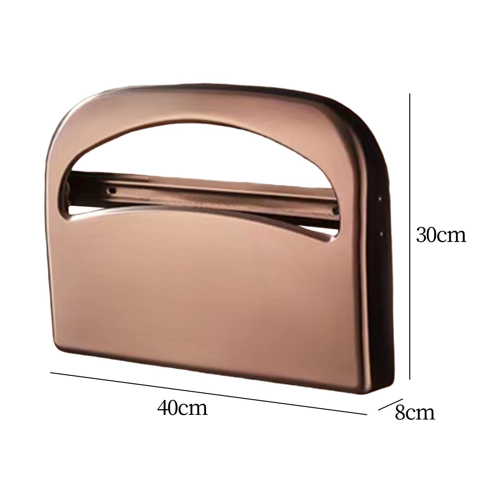 Fenteer Disposable Toilet Seat Cover Dispenser - Lightweight & Practical Punch-Free Design for Restaurants, Malls & Public Bathrooms | Perfect for High-Traffic Commercial Spaces & Hygienic Toilet Solutions