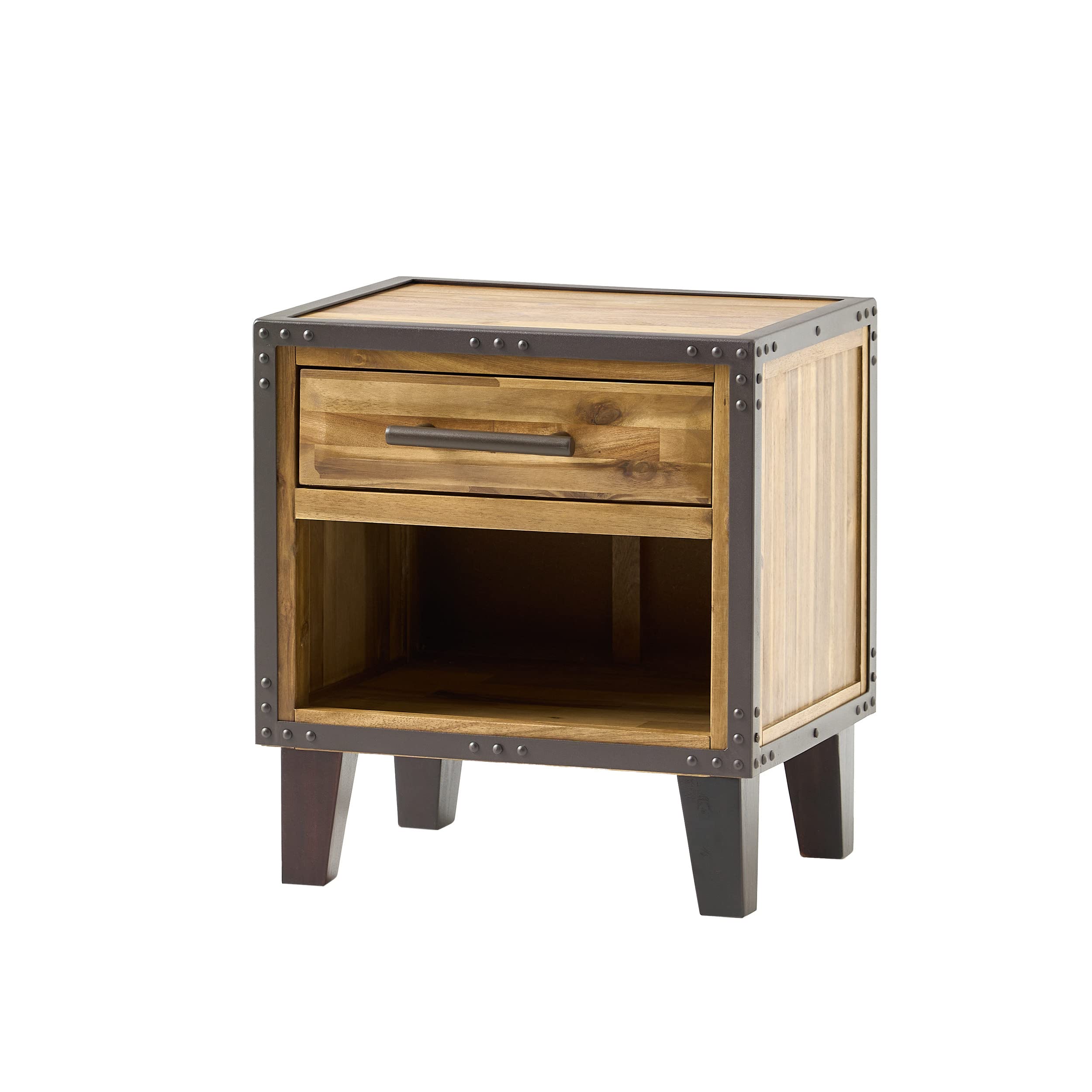 Christopher Knight Home Luna Acacia Wood Accent Table - Natural Stain Finish - Side Table for Living Room, Bedroom & Office Decor