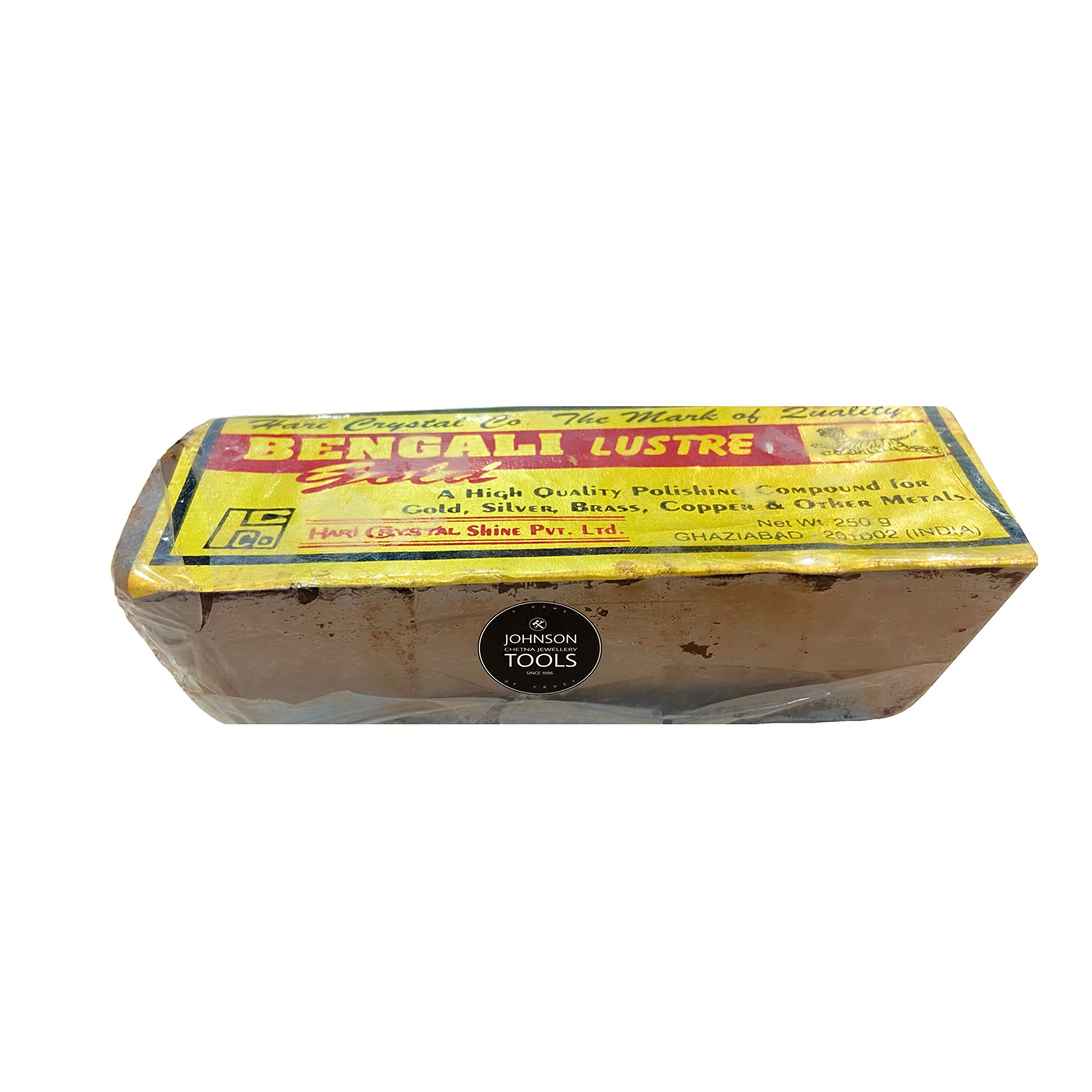 Johnson Tools Metal Polish Bar for Copper, Brass & Silver - Buffing & Cleaning
