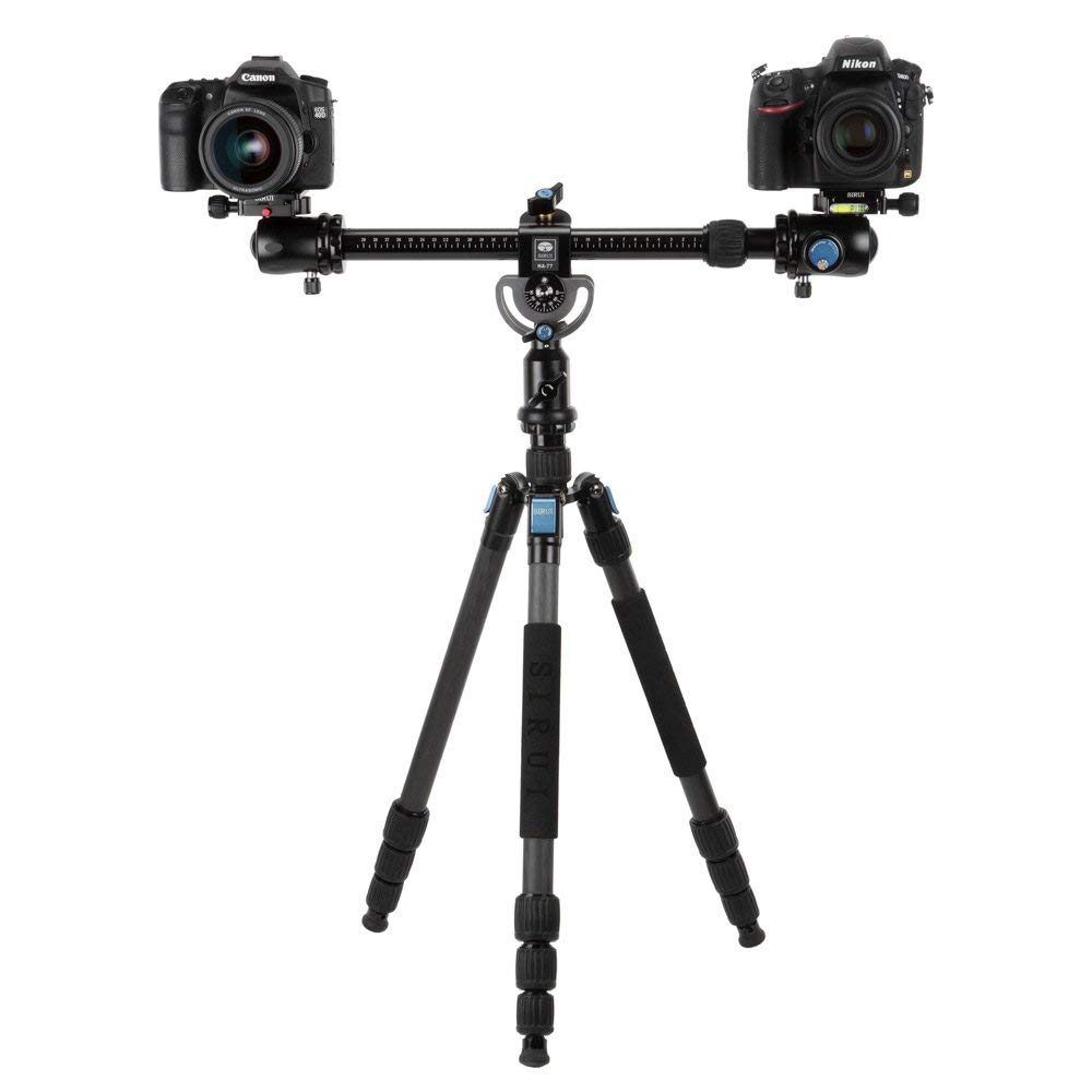 Sirui HA-77 Aluminum Telescopic Boom Extension Arm - 30.3 inch Adjustable Camera Support with 11 lb Load Capacity - Perfect for Vlogging, Photography & Studio Lighting Setup