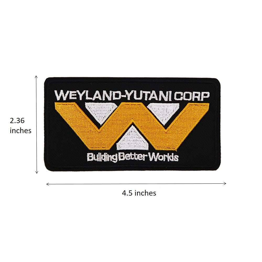 USCSS NOSTROMO Embroidered Iron-On Patches for Halloween Costumes, DIY Sewing, Jacket & Backpack Decoration - Perfect for Cosplay, Movie Fans, and Alien Themed Parties
