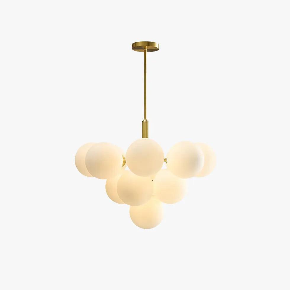 Modern Multi Ball Kitchen Chandelier - Sleek Smooth Design for Dining Room, Living Room & Bedroom Lighting | Perfect for Home Decor & Interior Design