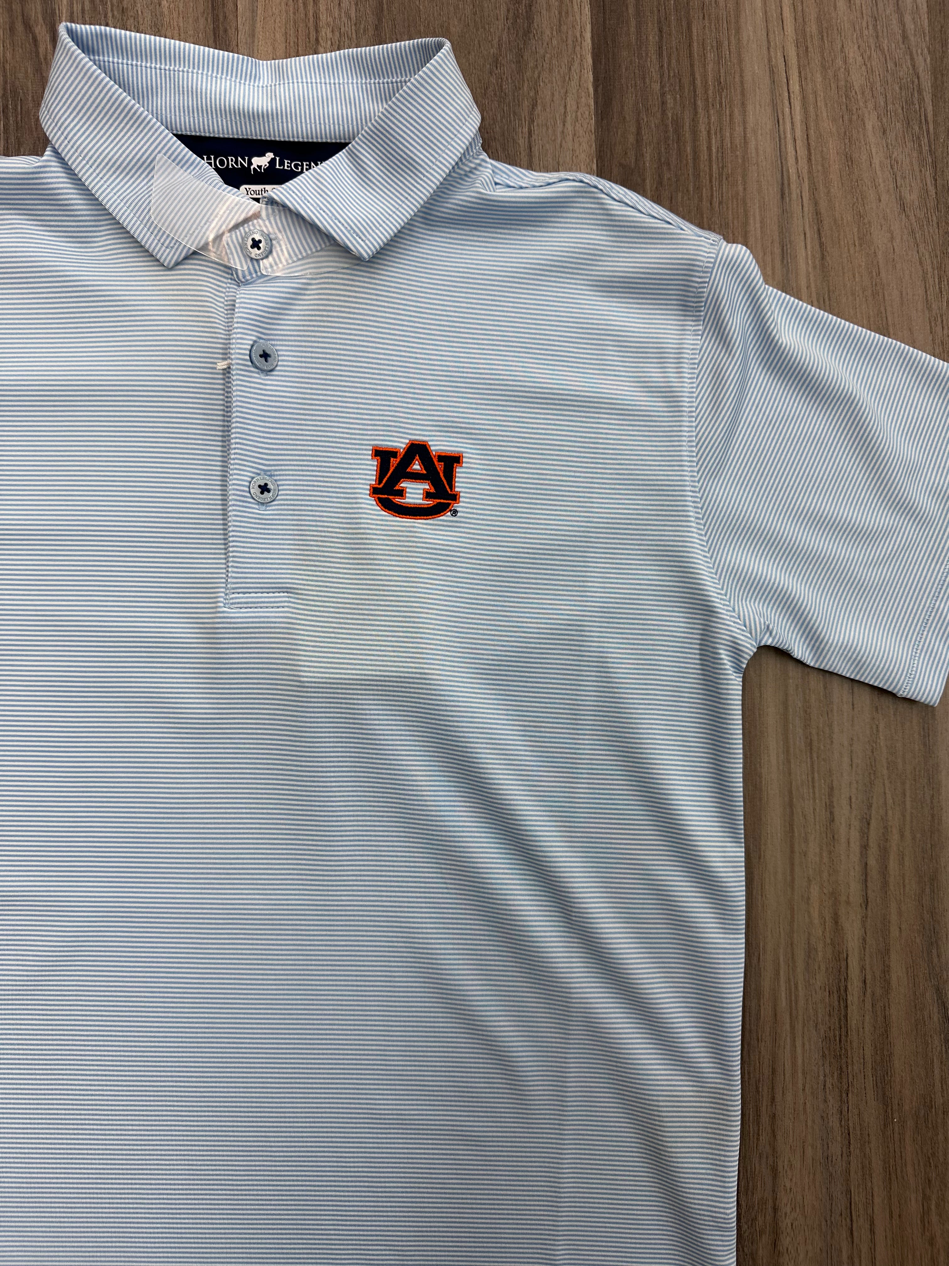 Boys' Auburn Stripe Polo Shirt - Classic Cotton Knit Top for School, Casual Wear & Summer Outfits | Perfect for Playdates, Family Events & Everyday Style