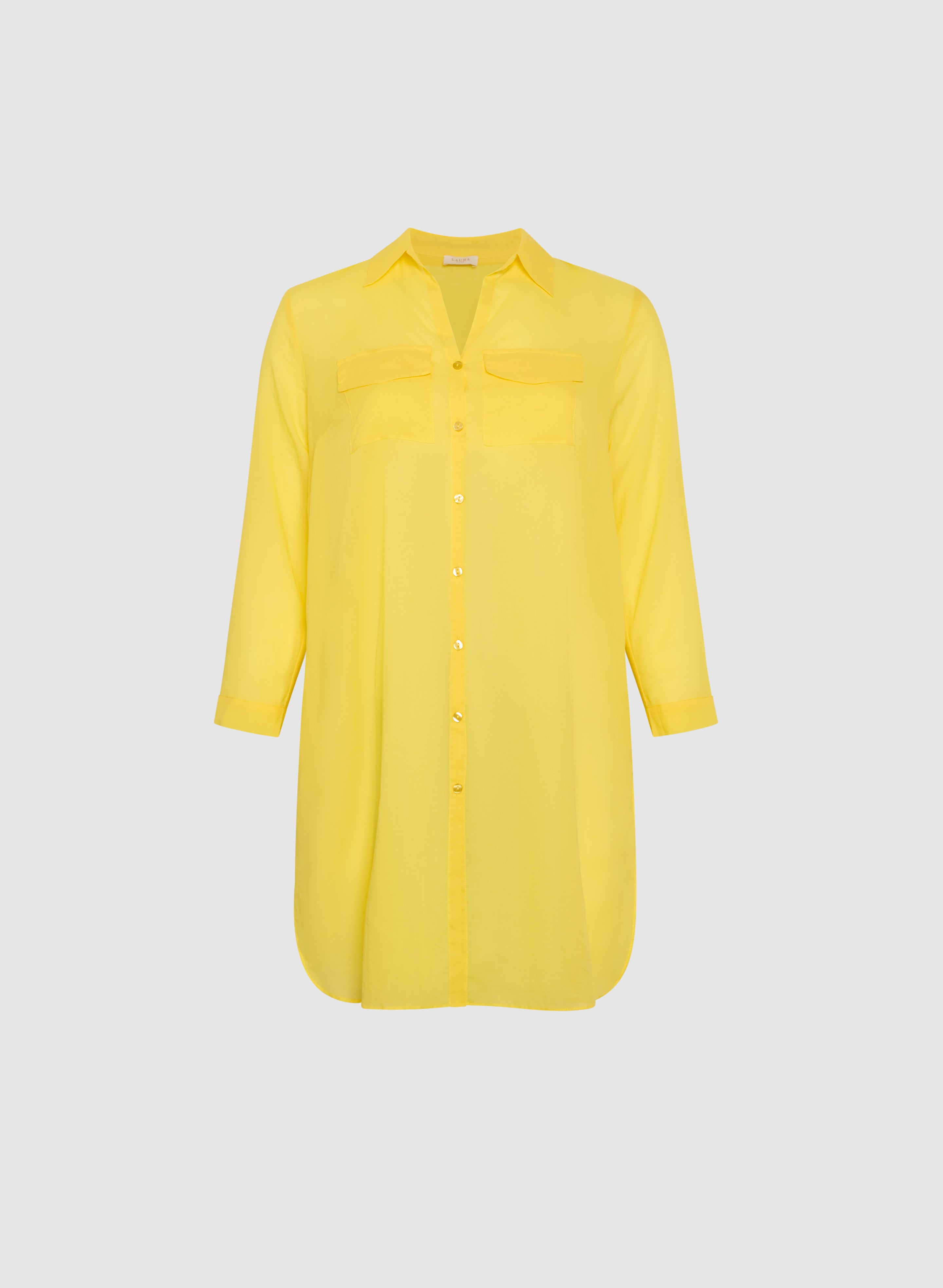 Women's Stylish Button Down Tunic Blouse - Casual Long Sleeve Loose Fit Top for Work, Office & Everyday Wear | Perfect for Business Casual, Layering & Spring/Fall Outfits