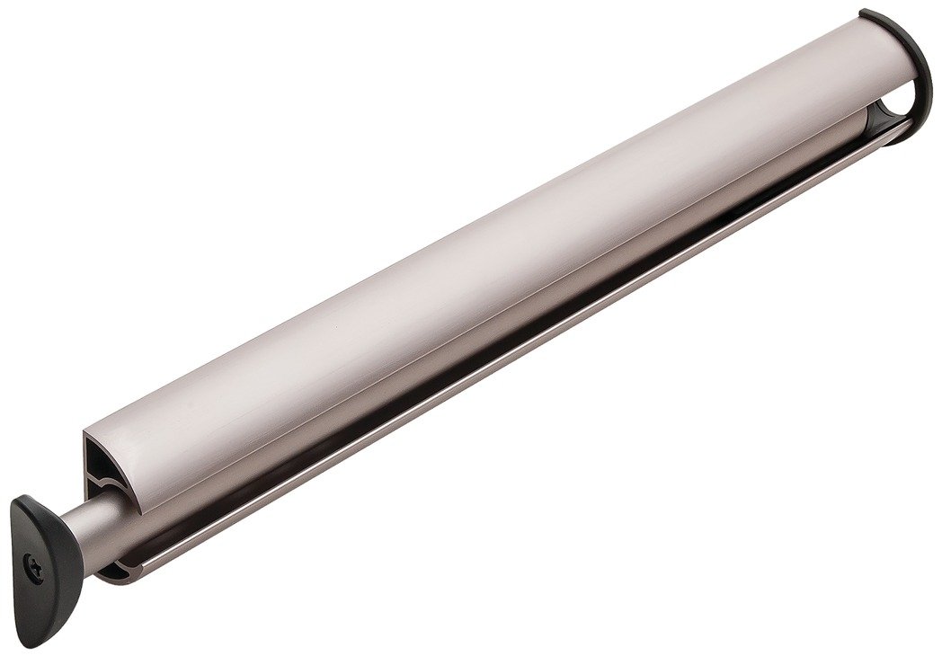 Synergy Elite 14.13 Inch Closet Valet Rod in Matte Nickel - Space Saving Closet Organizer for Hanging Clothes, Scarves & Accessories - Perfect for Bedroom, Walk-in Closet & Apartment Storage