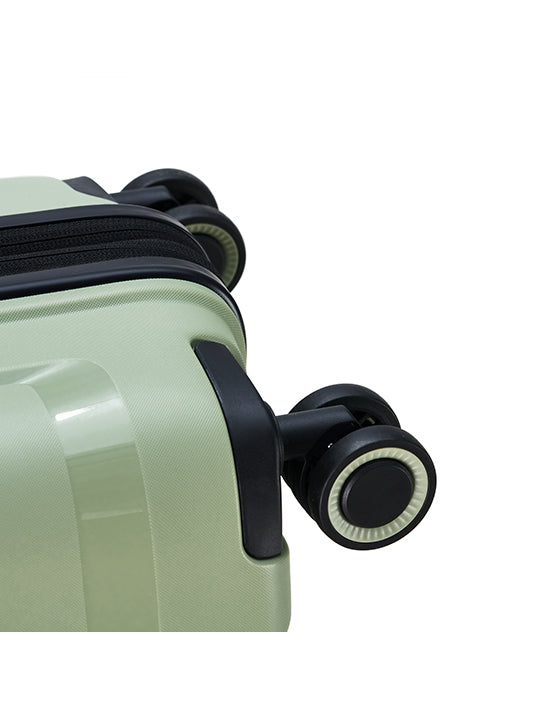 Tosca Comet 32 Inch X-Large Spinner Luggage Case in Sage Green - Perfect for International Travel & Business Trips