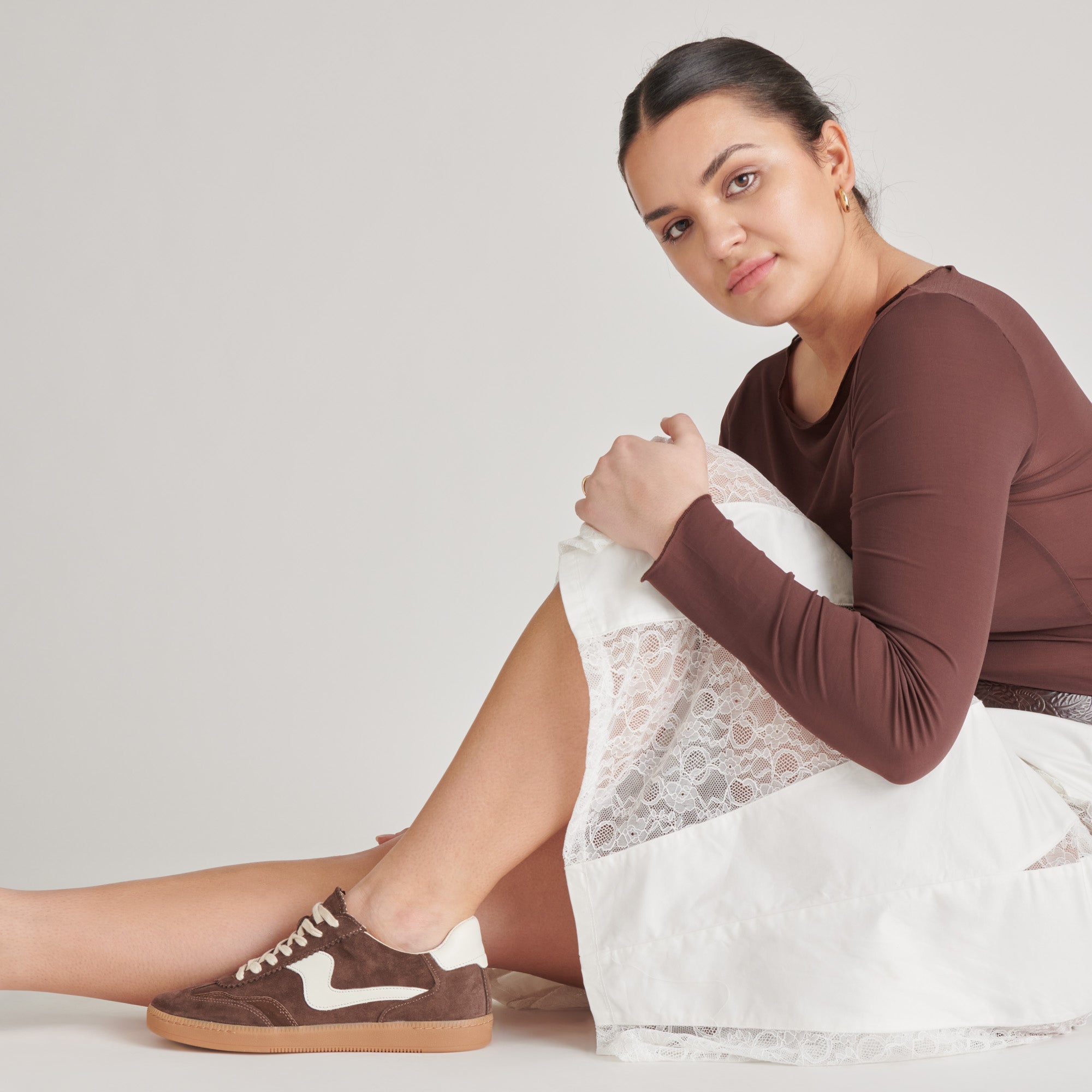 **DK Brown Suede Notice Sneakers - Stylish & Comfortable Casual Shoes for Men & Women - Perfect for Walking, Running & Everyday Wear**