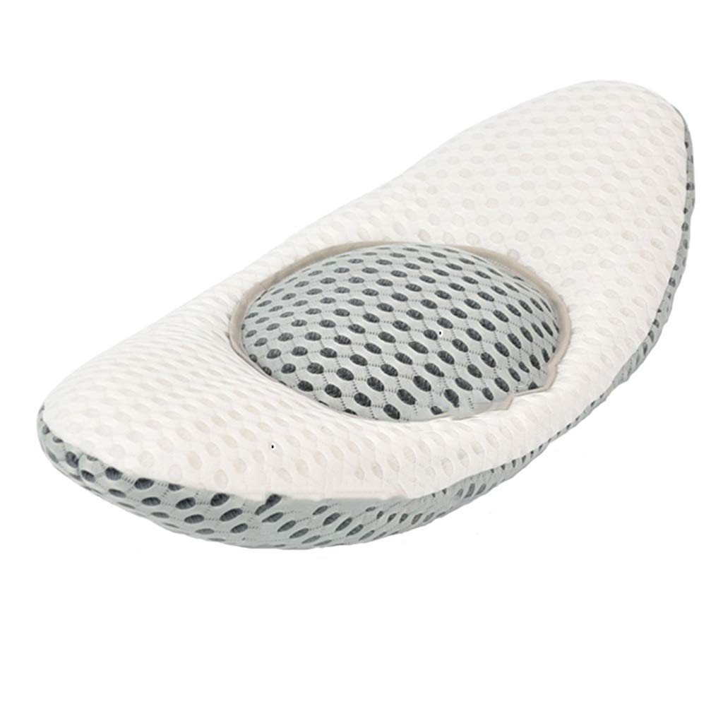 Ergonomic Lumbar Support Cushion - Pearl Cotton Soft & Comfortable Back Pain Relief Pillow for Office Chair, Car Seat, Pregnancy, and Sleeping - Ideal for Sciatica, Herniated Disc & Posture Correction
