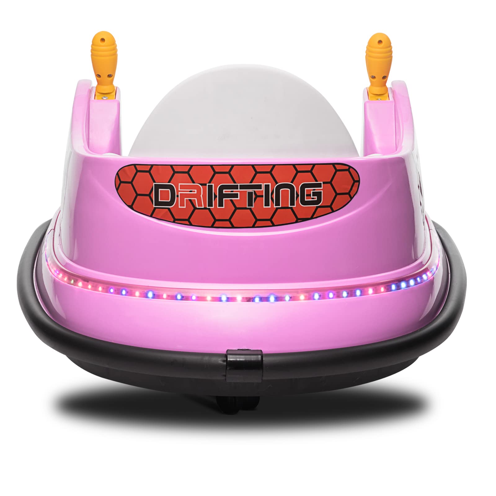 **6V Battery Powered Ride-On Bumper Car for Kids – Remote Control, Music, LED Lights & 360° Spin – Safe Electric Toy with Seat Belt for Boys & Girls (Lavender) – Perfect for Indoor & Outdoor Play, Birthday Gifts & Family Fun**
