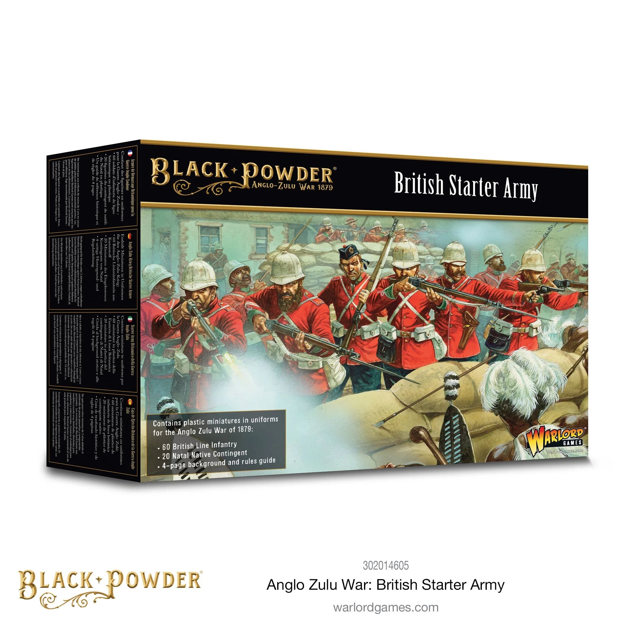 Anglo-Zulu War British Starter Army Set - Historical Miniature Figures for Wargaming & Collecting | Perfect for Tabletop Battles & Military History Enthusiasts