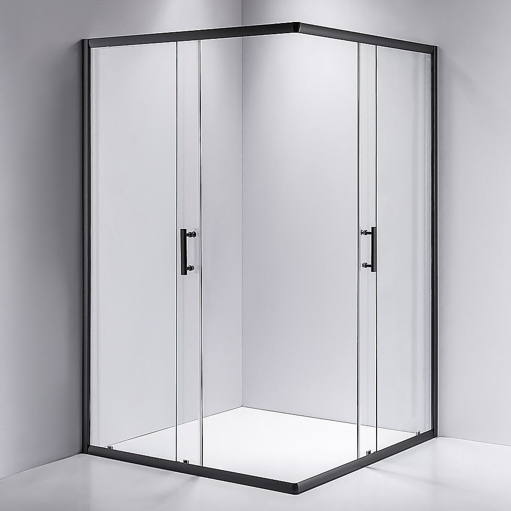 Della Francesca 1200 x 1200mm Sliding Door Shower Screen with Nano Safety Glass - Perfect for Modern Bathrooms & Spa-Like Showers