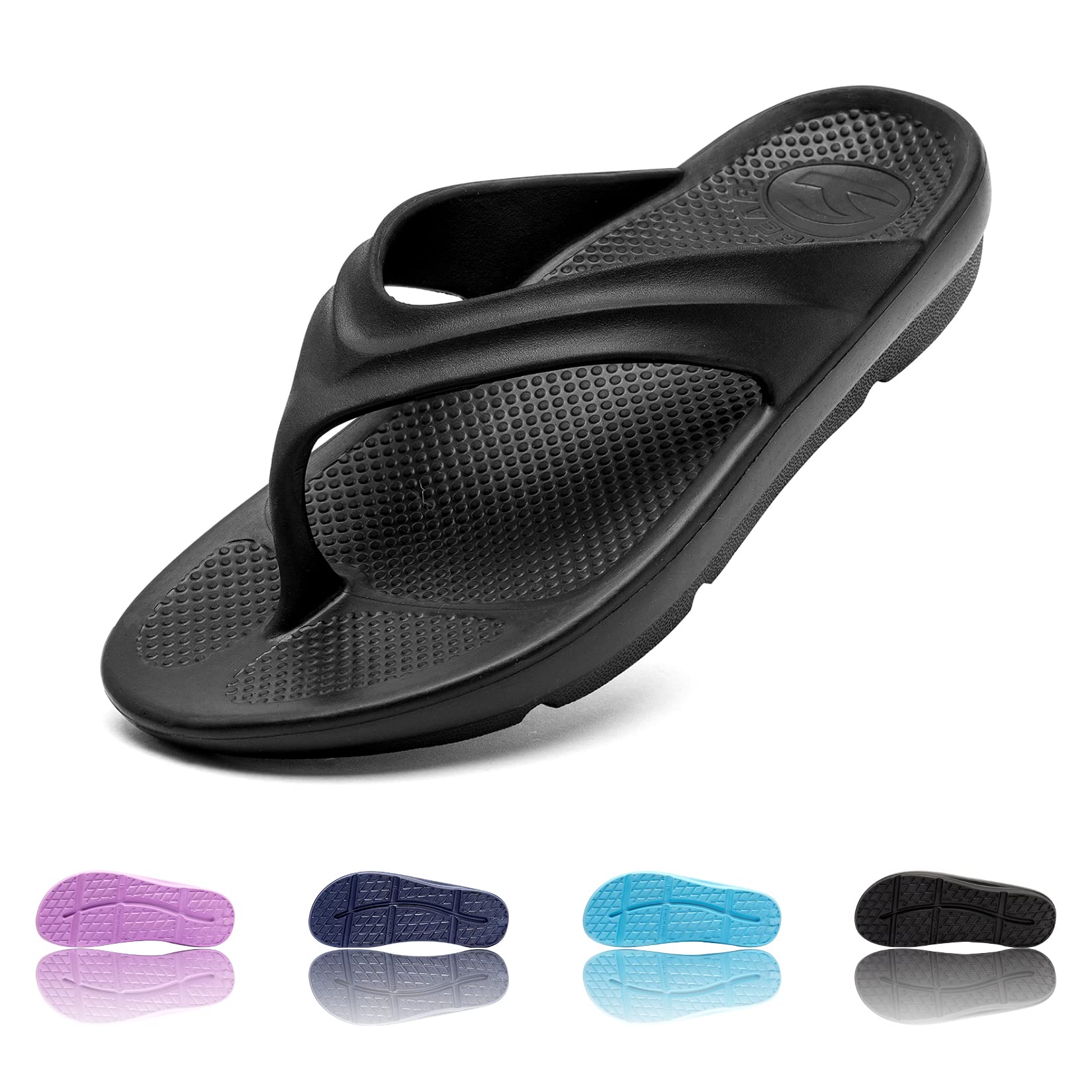Women's & Men's Non-Slip Flip Flops - Comfortable Summer Sandals for Beach, Pool, Shower & Indoor/Outdoor Wear - Lightweight Breathable Slides for Walking, Travel & Relaxation
