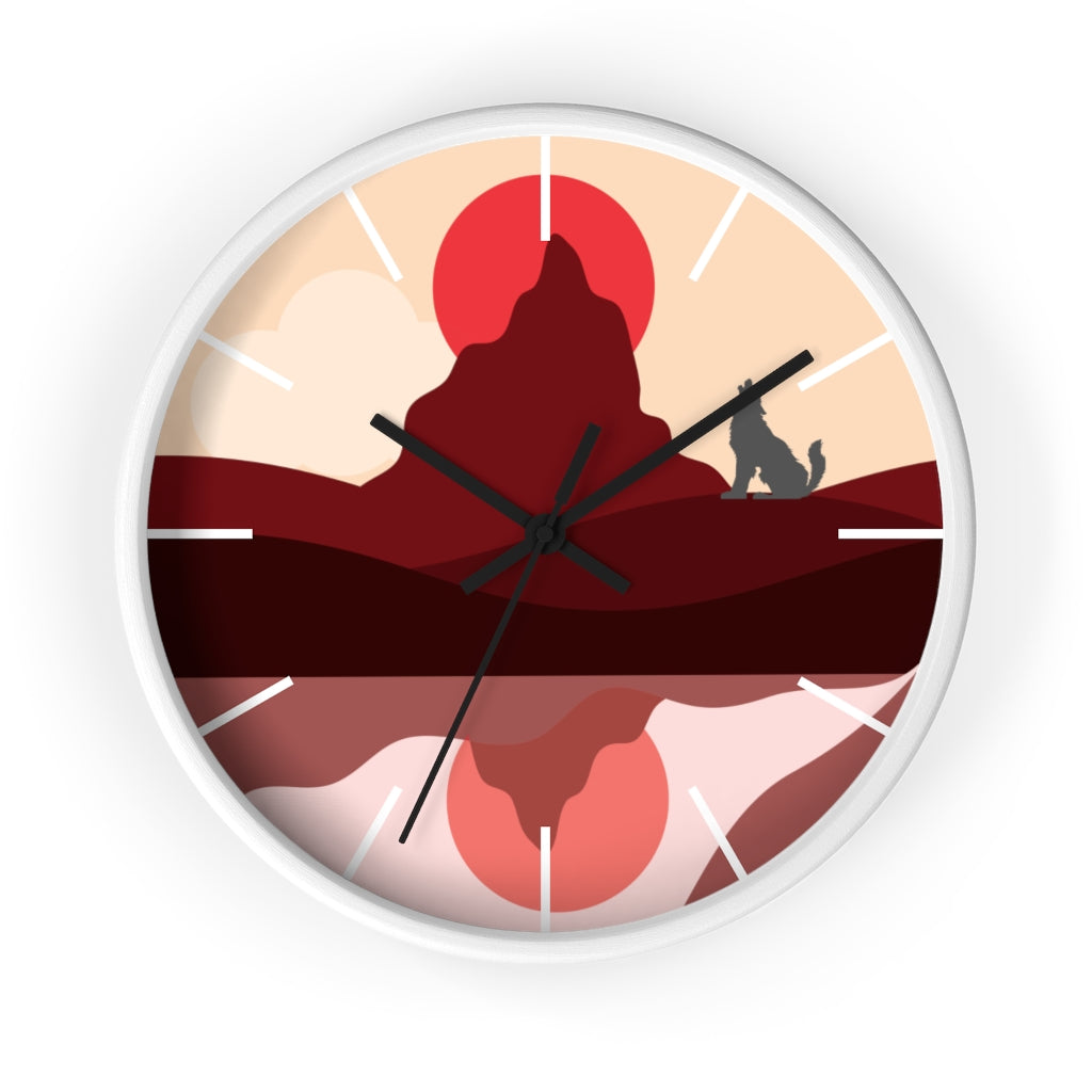 Stylish Southwest Midwest Wall Clock - Rustic Decor for Living Room, Kitchen & Office - Perfect for Home & Office Decor