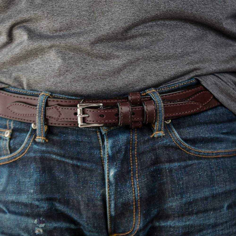 Premium The Ranger Belt - 1.5 Inch Genuine Leather Men's Belt for Outdoor, Work & Everyday Wear | Durable & Stylish Waistband for Hiking, Camping & Casual Outfits