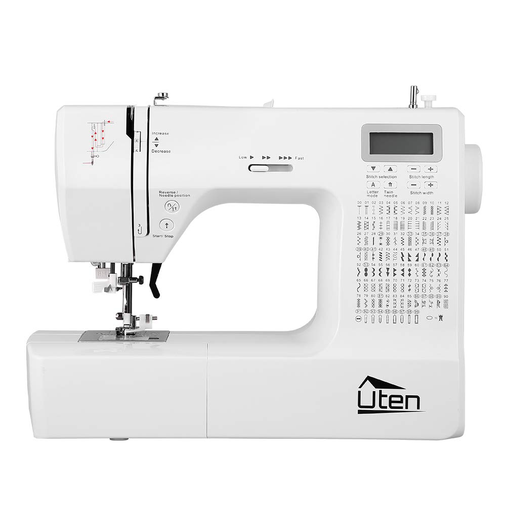**Best Portable Sewing Machine with 200 Built-in Stitches & 8 Buttonhole Patterns - Lightweight Embroidery Machine for Sewing, Hemming, Reverse Stitching - Includes LED Lighting - Perfect for Home DIY, Quilting, and Clothing Repair (AA-Sewing Machine)**