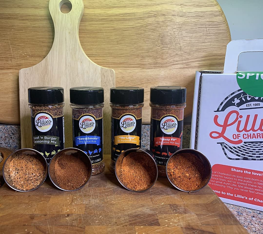 Premium LOC Gift Box Set - 4 Spice Gift Boxes for Holidays, Birthdays & Corporate Gifting | Elegant Packaging for Spices, Tea, Coffee & Gourmet Food Gifts