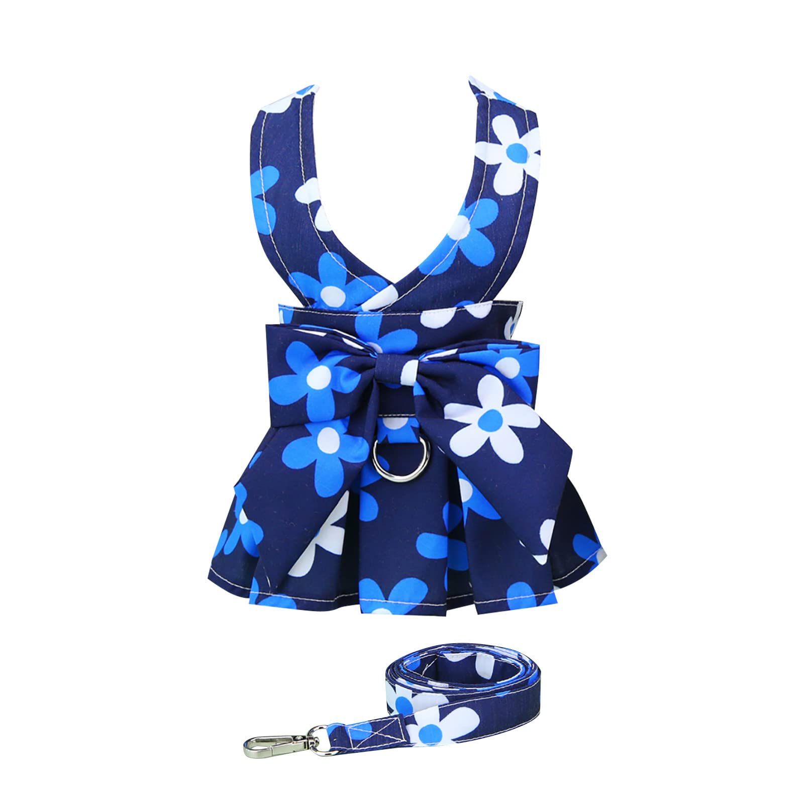 Lightweight Summer Pet Tee for Small & Medium Dogs & Cats - Breathable Spring Dog Shirts & Cat Tops - Cute Tiny Dog Outfits for Female Pets | Perfect for Outdoor Walks, Pet Parties & Photo Shoots