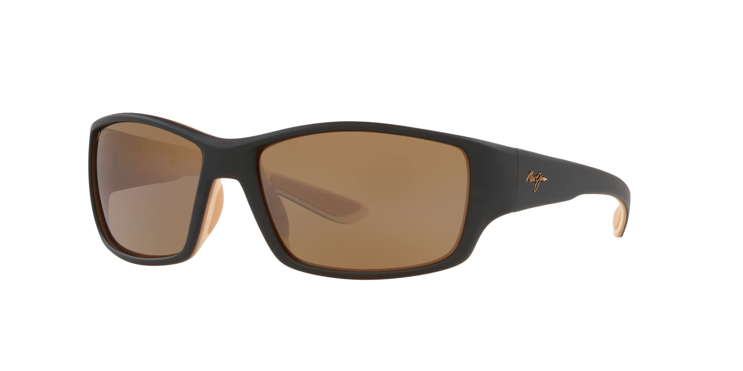 Maui Jim Men's Local Kine Polarized Wrap Sunglasses - UV Protection, Lightweight & Stylish for Driving, Fishing & Outdoor Activities