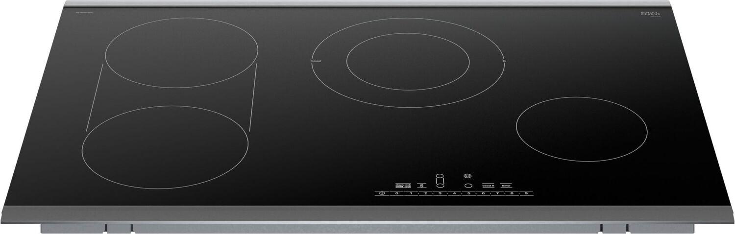 Bosch NET8069SUC 800 Series 30-Inch Black Electric Cooktop - Surface Mount with Frame - Fast Heating & Precise Control - Perfect for Modern Kitchens & Home Chefs