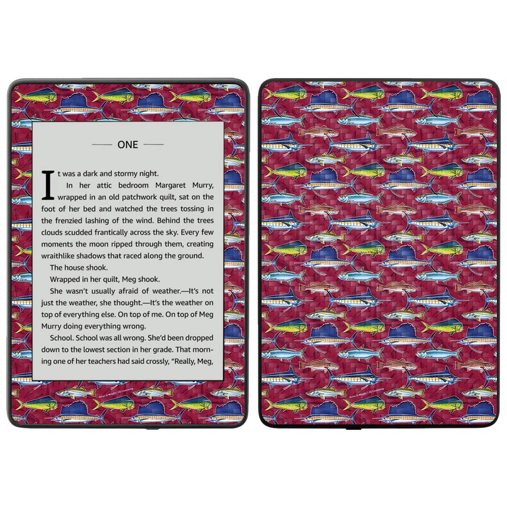 Premium Carbon Fiber Skin for Amazon Kindle Paperwhite 2018 (10th Gen) - Waterproof Protective Cover with Durable Textured Finish | Easy to Apply & Remove | Made in USA | Perfect for Outdoor Reading, Travel & Backyard Gatherings