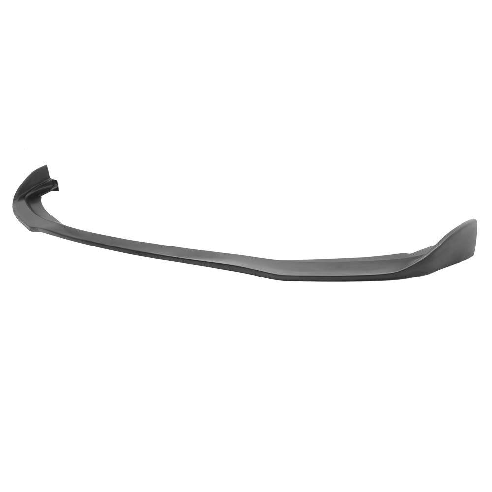 IKON MOTORSPORTS CS2 Style Black PU Front Bumper Lip Spoiler for 2012 Honda Civic - Under Chin Finisher Add-On for Enhanced Sporty Look & Aerodynamics | Perfect for Car Enthusiasts & Street Racing Style Upgrades