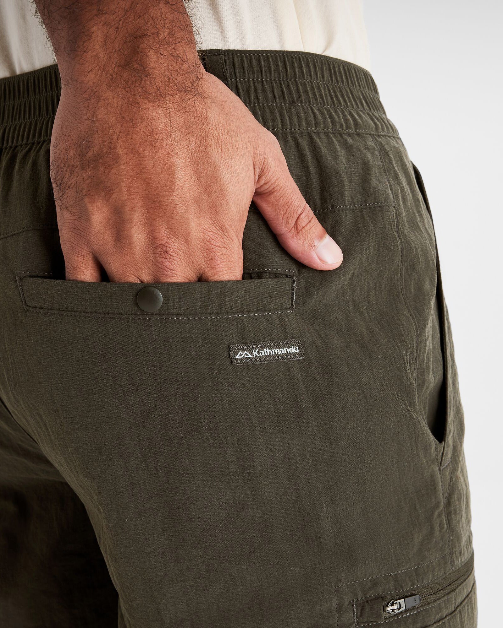 Men's EVRY Day Cargo Shorts - Comfortable Casual Outdoor Shorts with Multiple Pockets | Perfect for Hiking, Camping & Summer Activities (Dark Moss)