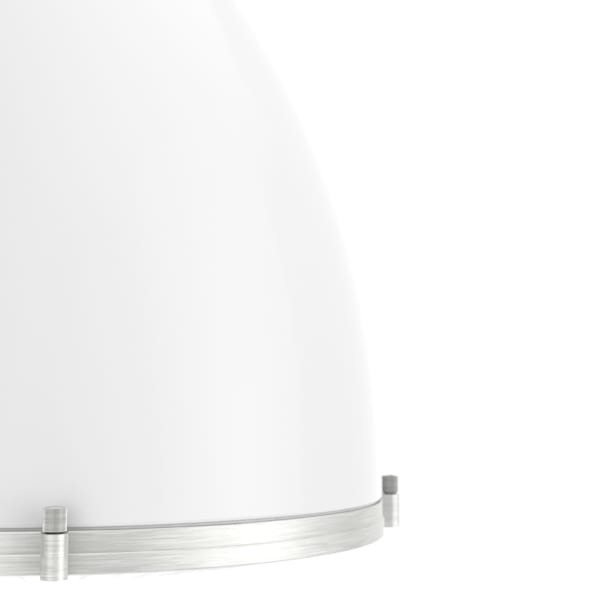 Hunter Bluff View 3-Light 16-Inch Modern Pendant Lighting Fixture in Fresh White - Perfect for Kitchen Island, Dining Room, and Living Room Ceiling Decor