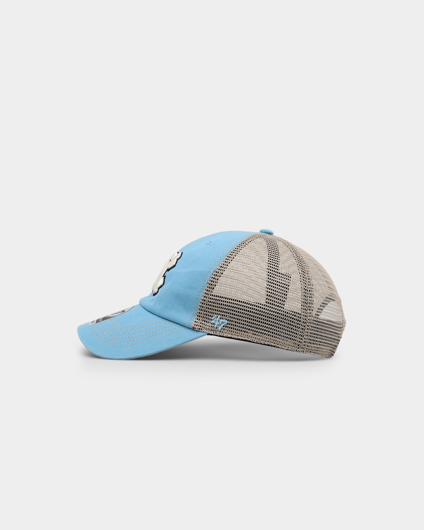 47 Brand North Carolina Tar Heels UNC Trawler '47 Clean Up Strapback Hat - Adjustable Baseball Cap for Men & Women - Perfect for Game Day, Tailgating & College Fan Gear