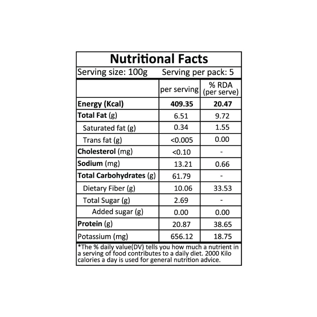 Organic Tattva Chana Dal (Split Bengal Gram) 500g - USDA Organic Certified, Gluten-Free, Non-GMO | Perfect for Indian Curries, Soups & Healthy Vegan Meals