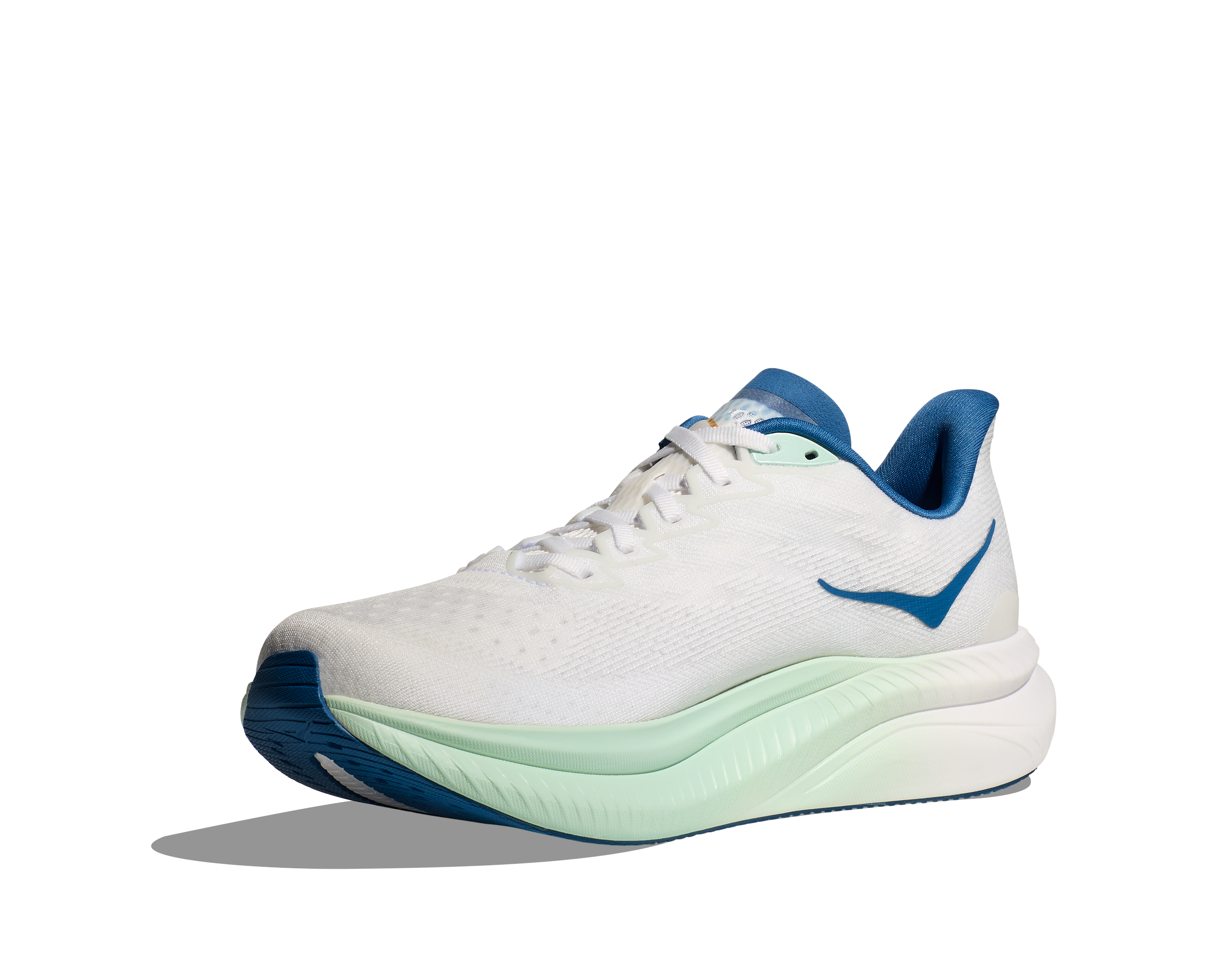 Men's Mach 6 WIDE Running Shoes - Frost/Gold Color - Lightweight Athletic Sneakers for Jogging, Gym Workouts & Casual Wear